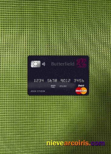 Barbados Butterfield bank master card photolook